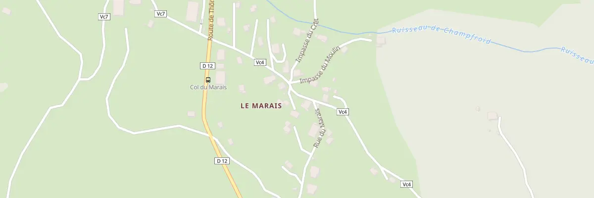 Plan du 196 Rte du Mont à Serraval