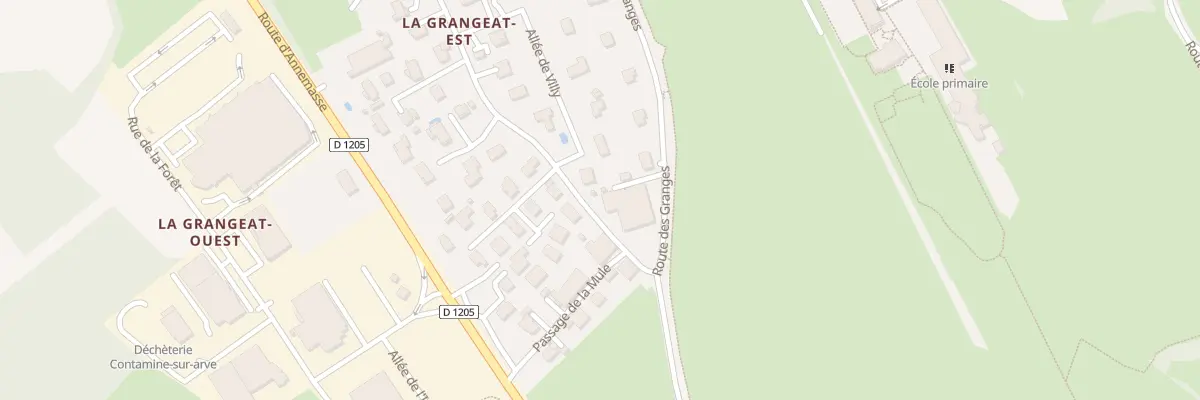 Plan du 38 Rte de la Grangeat à Contamine-sur-Arve