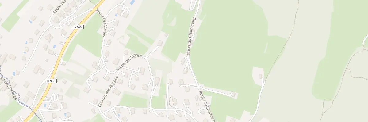 Plan du 1002 Rte du Chamenard à Machilly
