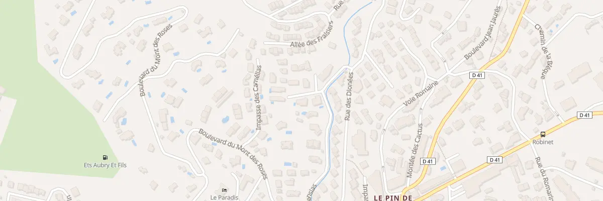Plan du 108 Rue des Dionées à Bormes-les-Mimosas