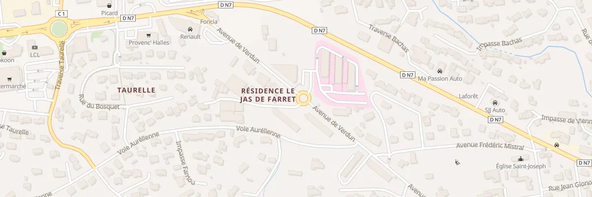 Plan du 9300 Av de Verdun au Cannet-des-Maures
