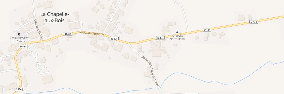 Plan du 20 Rte de Xertigny à La Chapelle-aux-Bois