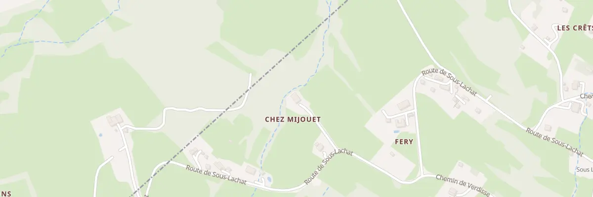 Plan du 741 Rte du sous Lachat à Bonne