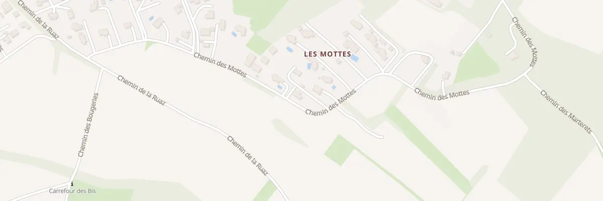 Plan du 968 Che des Mottes à Yvoire