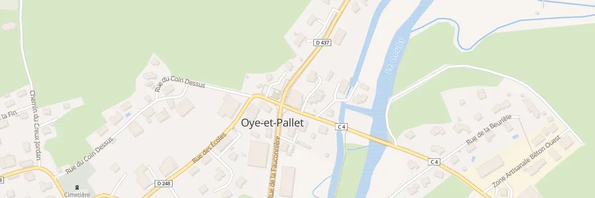 Plan du 11 Rue de la Fauconnière à Oye-et-Pallet