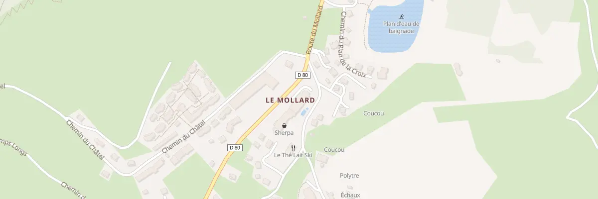 Plan du 5408 Le Replat à Albiez-Montrond