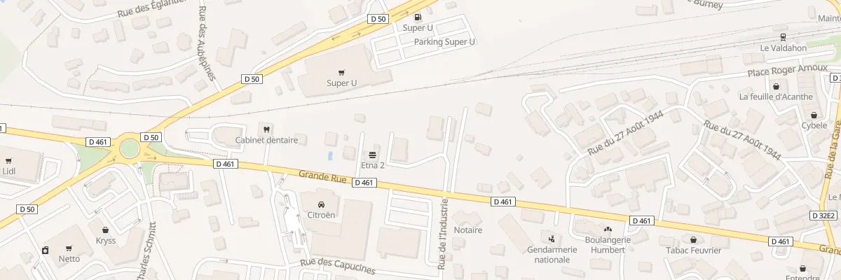 Plan du 13 Grande Rue à Valdahon