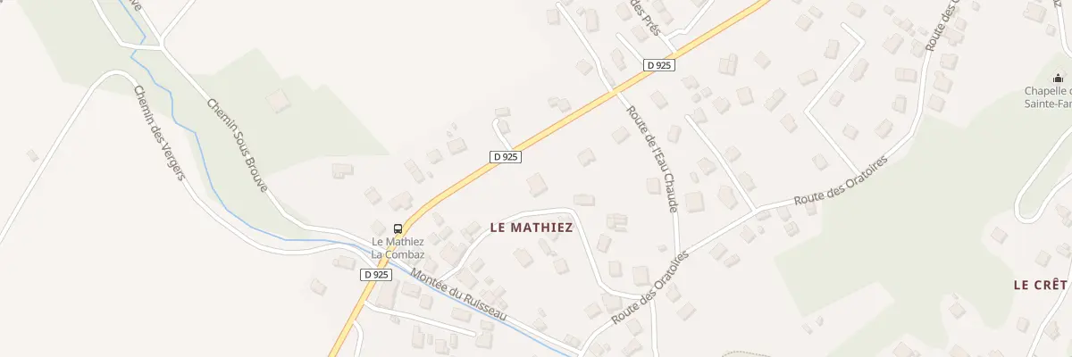 Plan du 5223B Le Mathiez à Notre-Dame-des-Millières