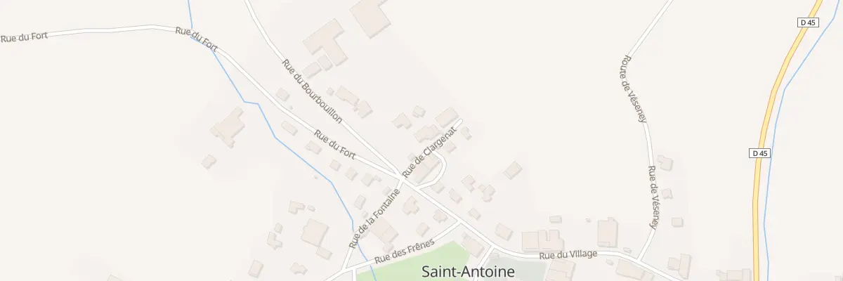 Plan du 3 Rue du Clargenat à Saint-Antoine