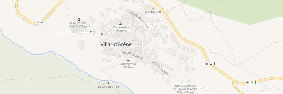 Plan du 5119 Le Villar à Villar-d’Arêne