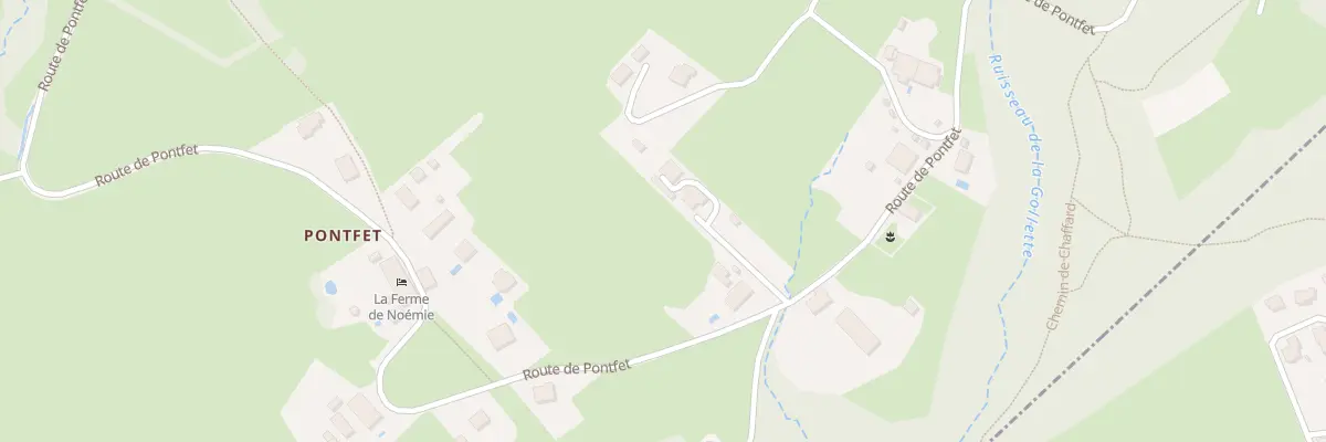 Plan du 950 Rte de Pontfet à Mercury