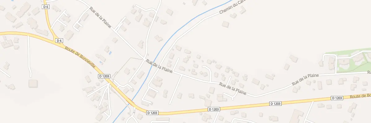Plan du 421 Rue de la Plaine à Amancy