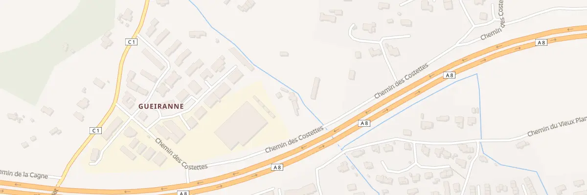 Plan du 5065 Gueiranne au Cannet-des-Maures