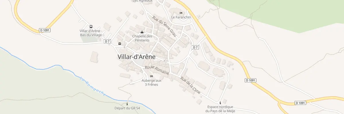 Plan du 5097 Le Villar à Villar-d’Arêne
