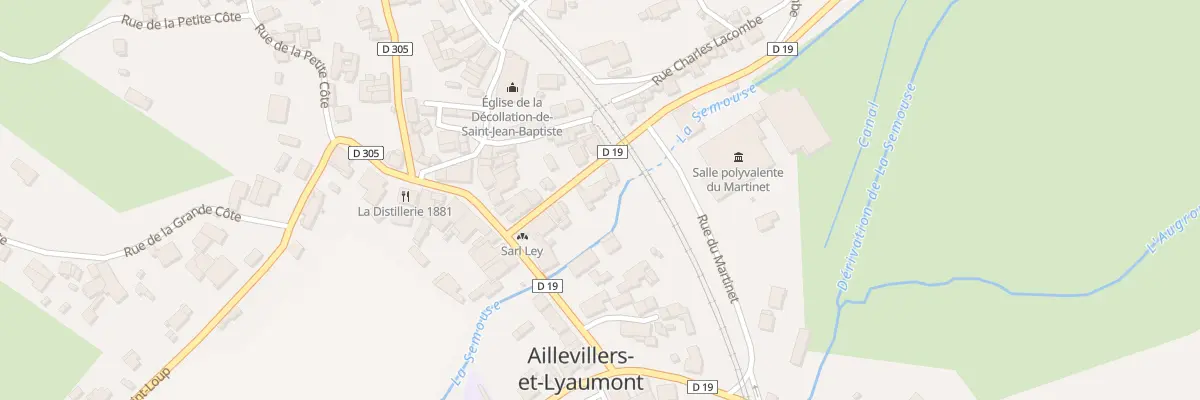 Plan du 12 Rue de l’Aspirant Henry à Aillevillers-et-Lyaumont