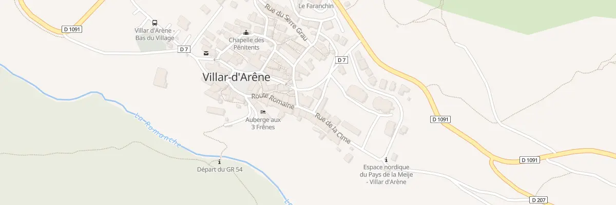 Plan du 19 Rue de La Cime à Villar-d’Arêne