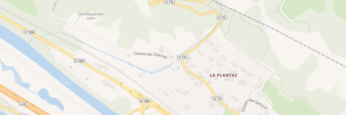Plan du 5096 La Plantaz à La Tour-en-Maurienne