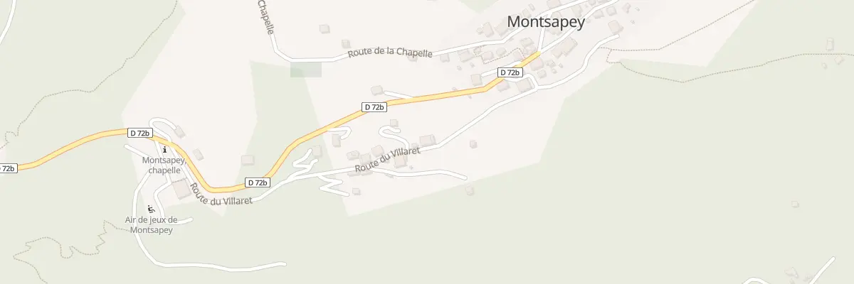 Plan du 5120 Le Villaret à Montsapey