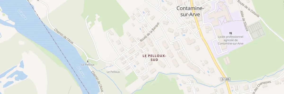 Plan du 307 Rte de la Barque à Contamine-sur-Arve