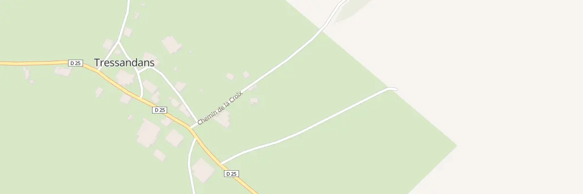 Plan du 3 Che de la Croix à Tressandans