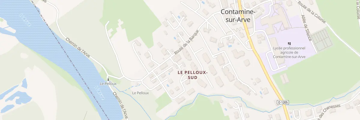 Plan du 309 Rte de la Barque à Contamine-sur-Arve