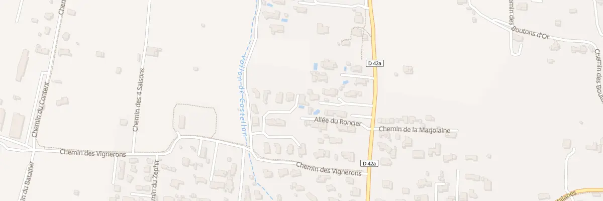 Plan du 509 Rue des Iris à Bormes-les-Mimosas