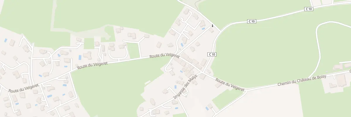 Plan du 710 Rte du Veigeret à Ballaison