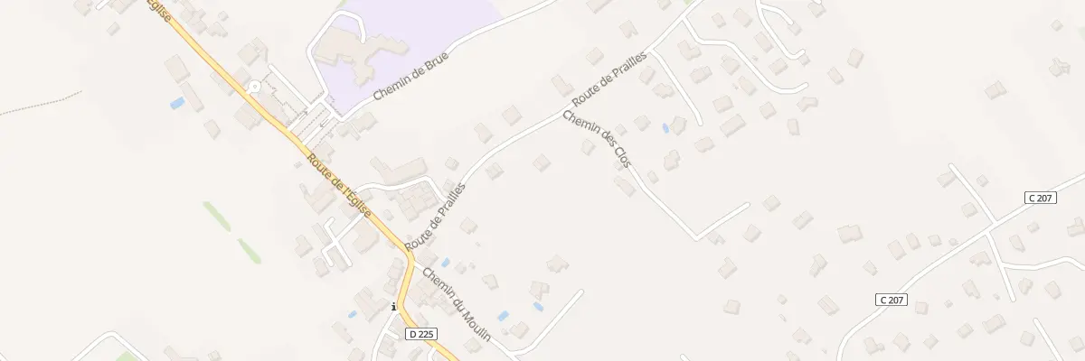 Plan du 14 Rte de Prailles à Massongy