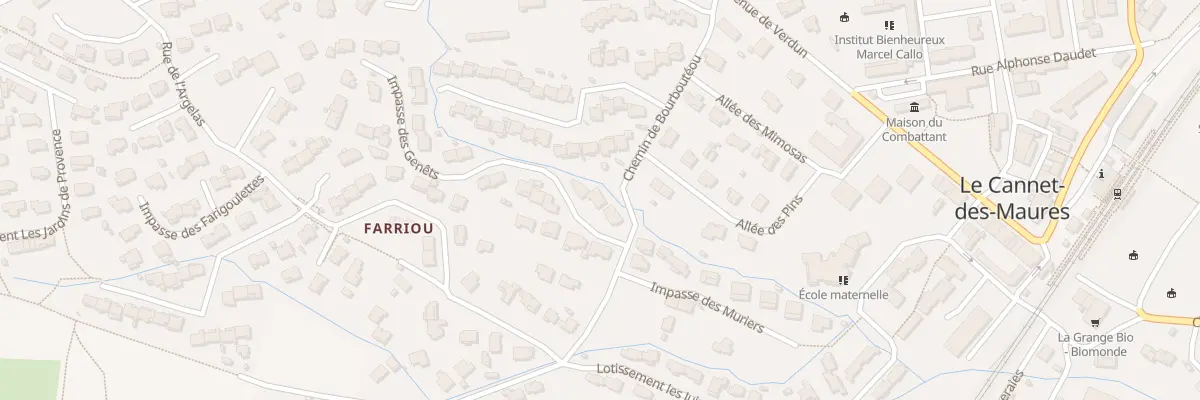 Plan du 2 Imp des Genets au Cannet-des-Maures