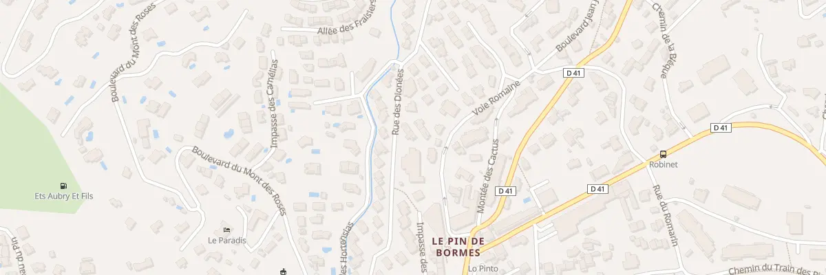 Plan du 209 Rue des Dionees à Bormes-les-Mimosas