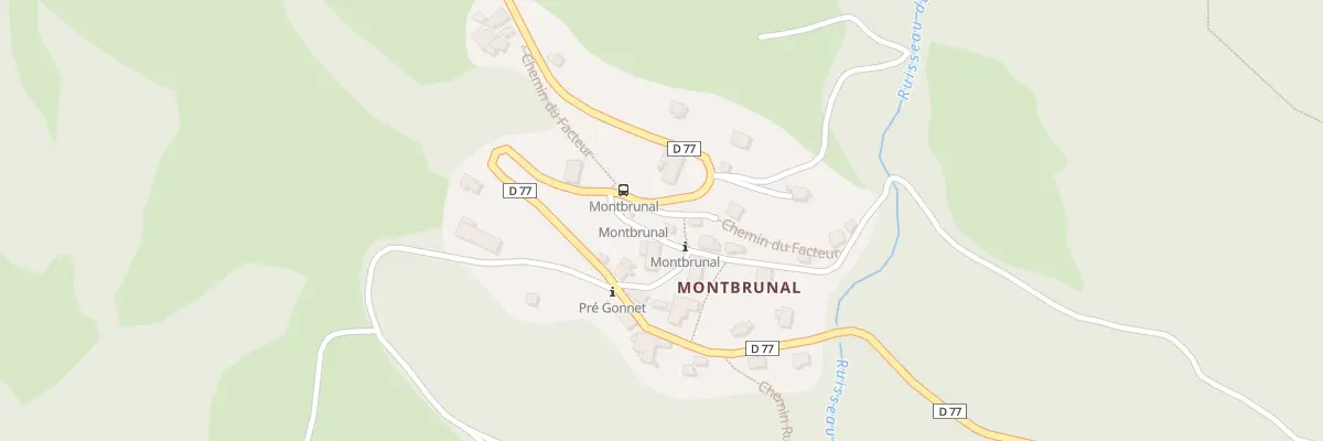Plan du 59 Rue du Lavoir à Montvernier