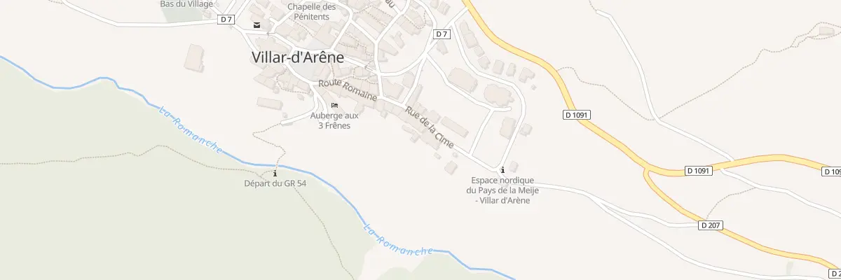 Plan du 5275 Rue de la Route Romaine à Villar-d’Arêne