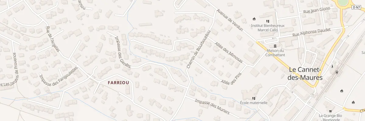 Plan du 144 Imp des Lauriers Roses au Cannet-des-Maures