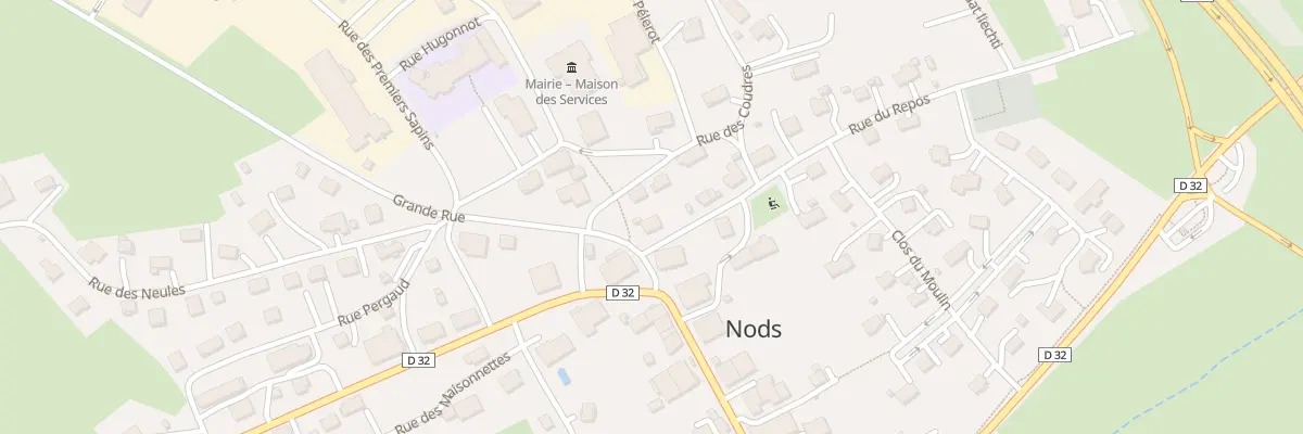 Plan du 1 Rue du Repos Nods aux Premiers Sapins