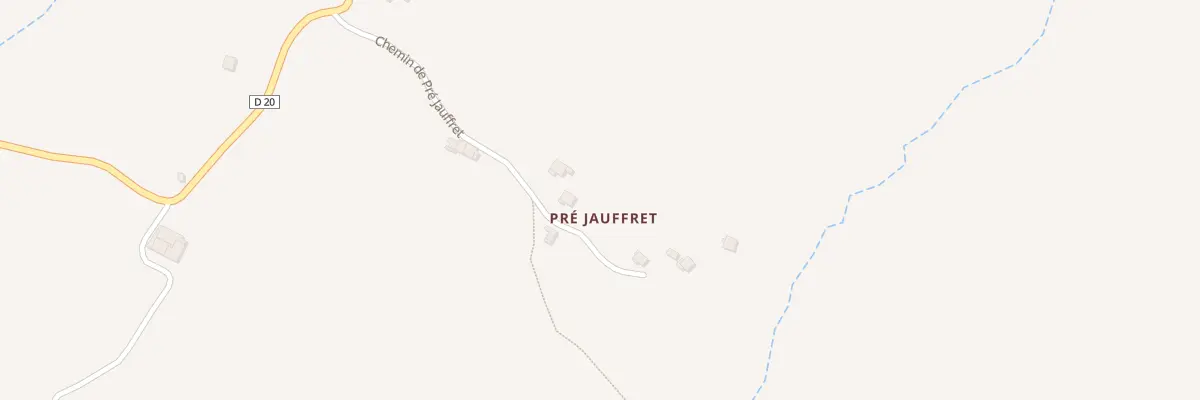 Plan du 7001 Pre Jauffret à Chaudon-Norante