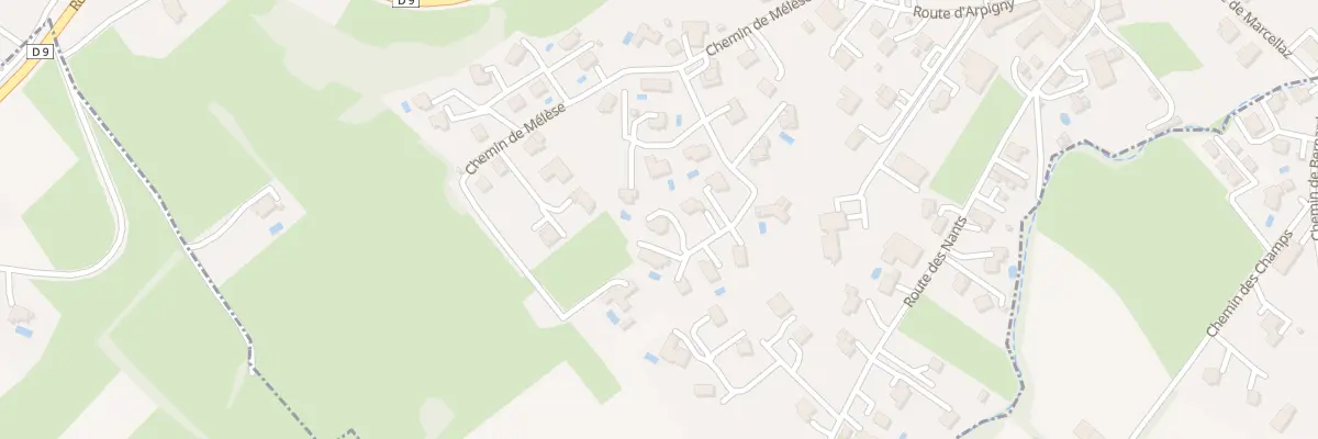 Plan du 296 Che de Mélèze à Fillinges
