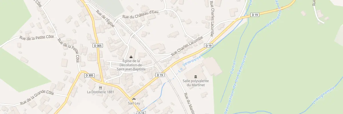 Plan du 30 Rue Charles Lacombe à Aillevillers-et-Lyaumont