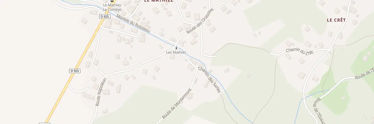 Plan du 5109 Le Mathiez à Notre-Dame-des-Millières