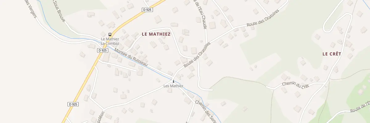 Plan du 5221 Le Mathiez à Notre-Dame-des-Millières