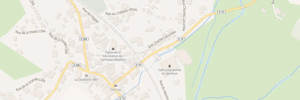 Plan du 32 Rue Charles Lacombe à Aillevillers-et-Lyaumont