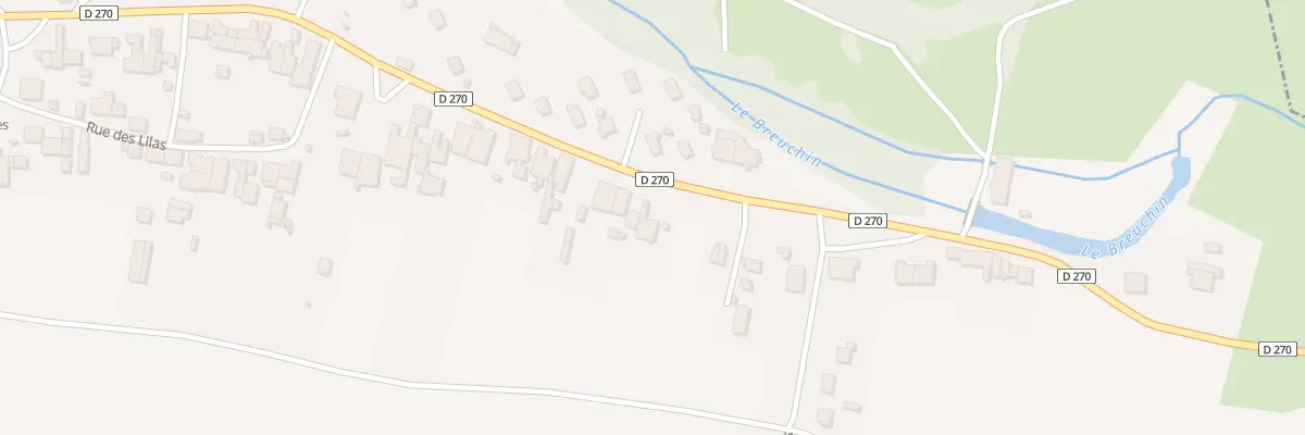 Plan du 54 Rue de Saint Sauveur à Breuches