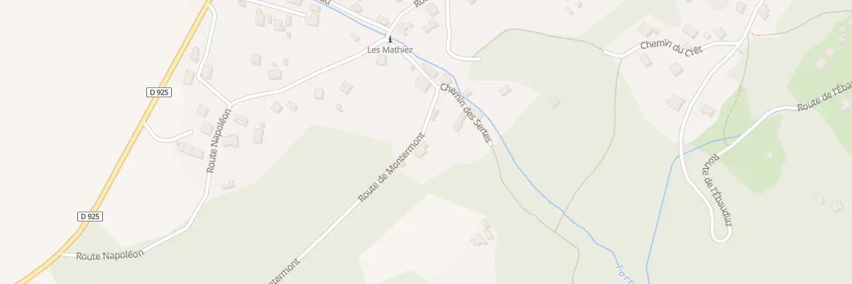 Plan du 5108 Le Mathiez à Notre-Dame-des-Millières