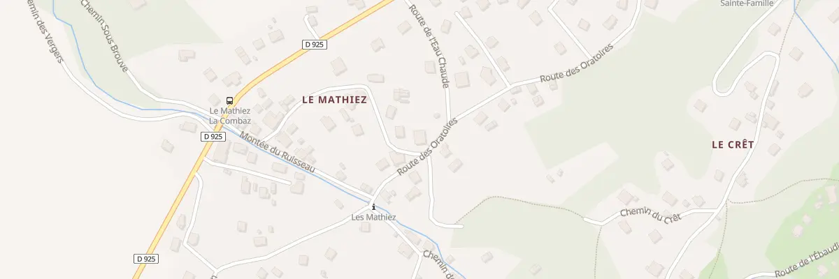 Plan du 5219 Le Mathiez à Notre-Dame-des-Millières