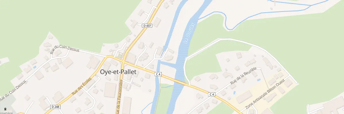 Plan du 3B Rue de la Baignade à Oye-et-Pallet