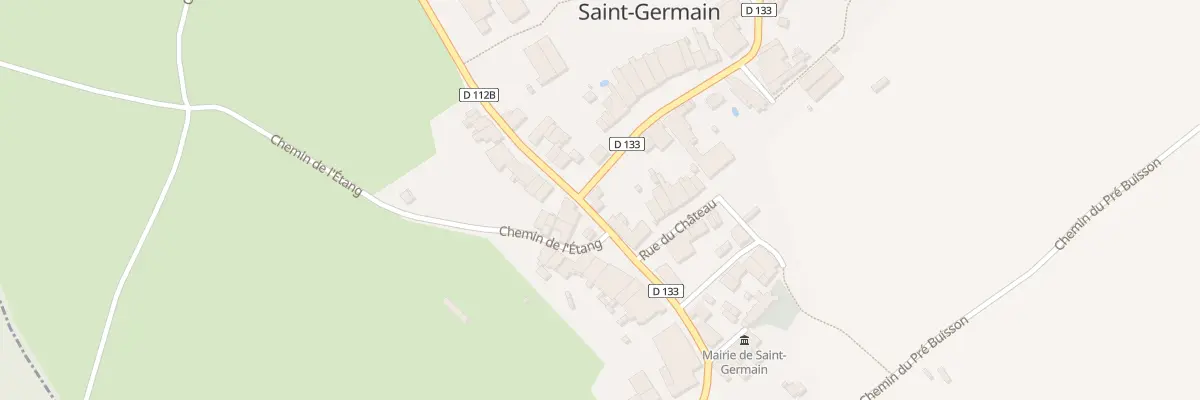 Plan du 10 Rue Maurice Barrès à Saint-Germain