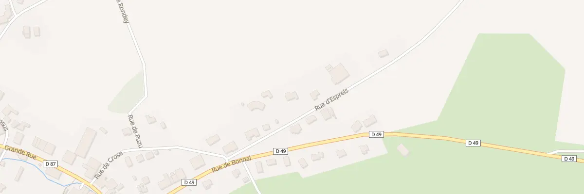 Plan du 9 Rue d’Esprels à Chassey-lès-Montbozon