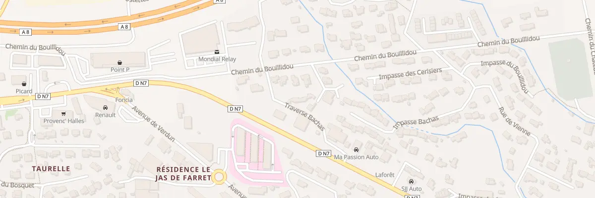Plan de Che du Bouillidou au Cannet-des-Maures