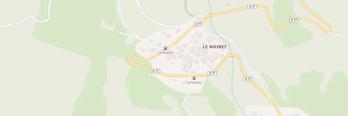 Plan du 5086 Le Noiret à Montvernier