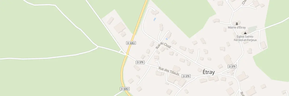Plan du 24 Rue Closli à Étray