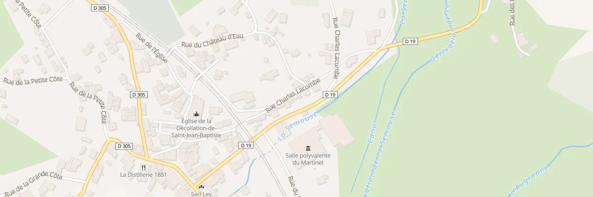 Plan du 44 Rue Charles Lacombe à Aillevillers-et-Lyaumont